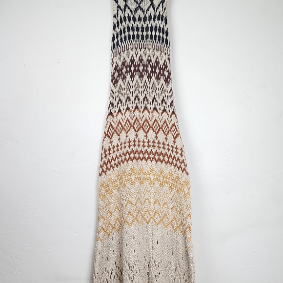 Free People Multicolor Crochet Maxi Dress - Picture 3 of 9